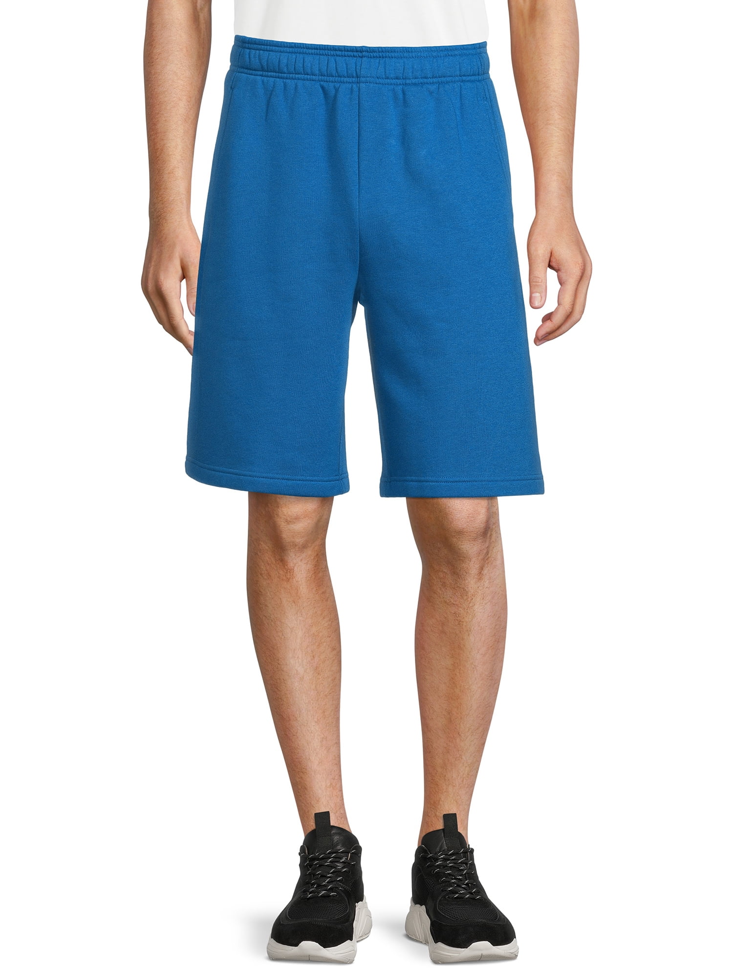 Athletic Works Men's and Big Men's Active Fleece Shorts, up to Size 5XL