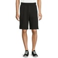 Athletic Works Men's and Big Men's Active Fleece Shorts, up to Size 5XL