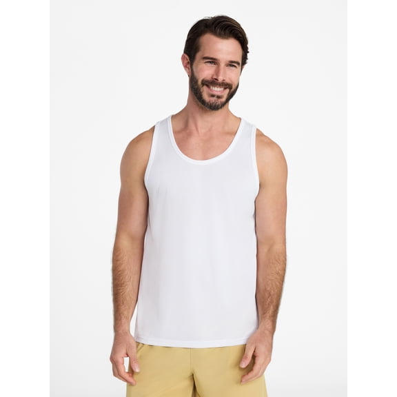 Athletic Works Men's and Big Men's Active Jersey Tank Top, Sizes S-3XL