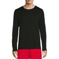 thumbnail image 1 of Athletic Works Men's and Big Men's Active Long Sleeve Soft Blend Tee, Sizes up to 5XL, 1 of 1