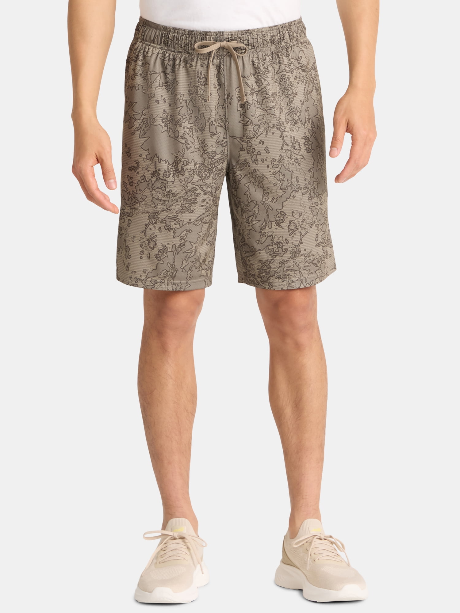 Athletic Works Men's and Big Men's Active Mesh Shorts, 9" Inseam, Sizes XS-5XL