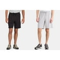 thumbnail image 1 of Athletic Works Men's and Big Men's Active Mesh Shorts, 9" Inseam, 2-Pack, Sizes XS-5XL, 1 of 3