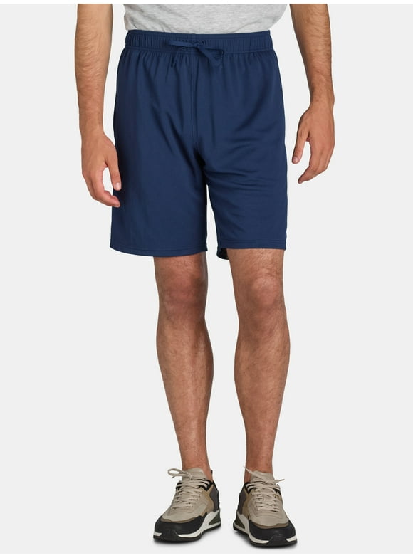 Men's and Big Men's Active Mesh Shorts, 9" Inseam, Sizes XS-5XL