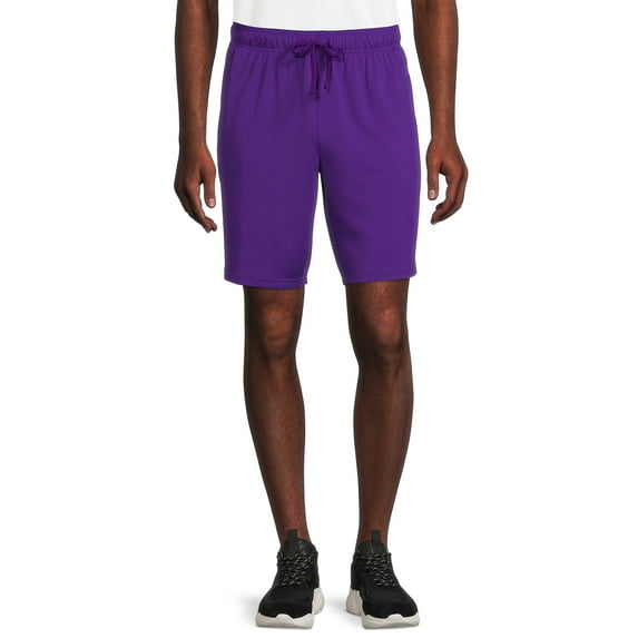 Athletic Works Men's and Big Men's Active Mesh Shorts, 9" Inseam, Sizes XS-5XL