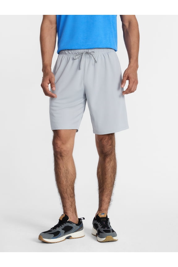 Men's and Big Men's Active Mesh Shorts, 9" Inseam, Sizes XS-5XL