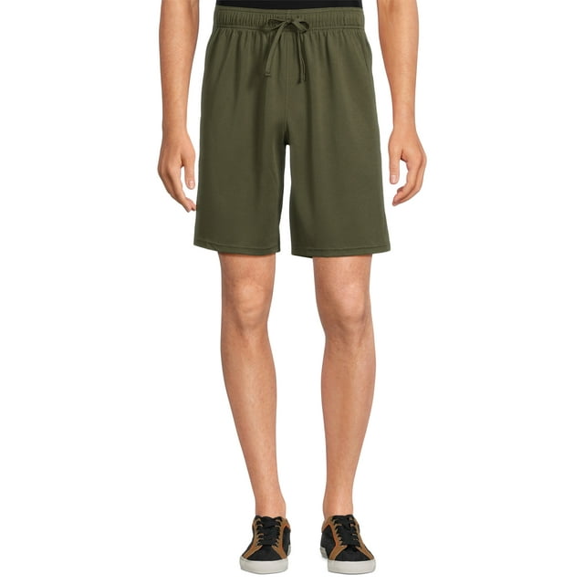 Athletic Works Men's and Big Men's Active Mesh Shorts, 9" Inseam, Sizes