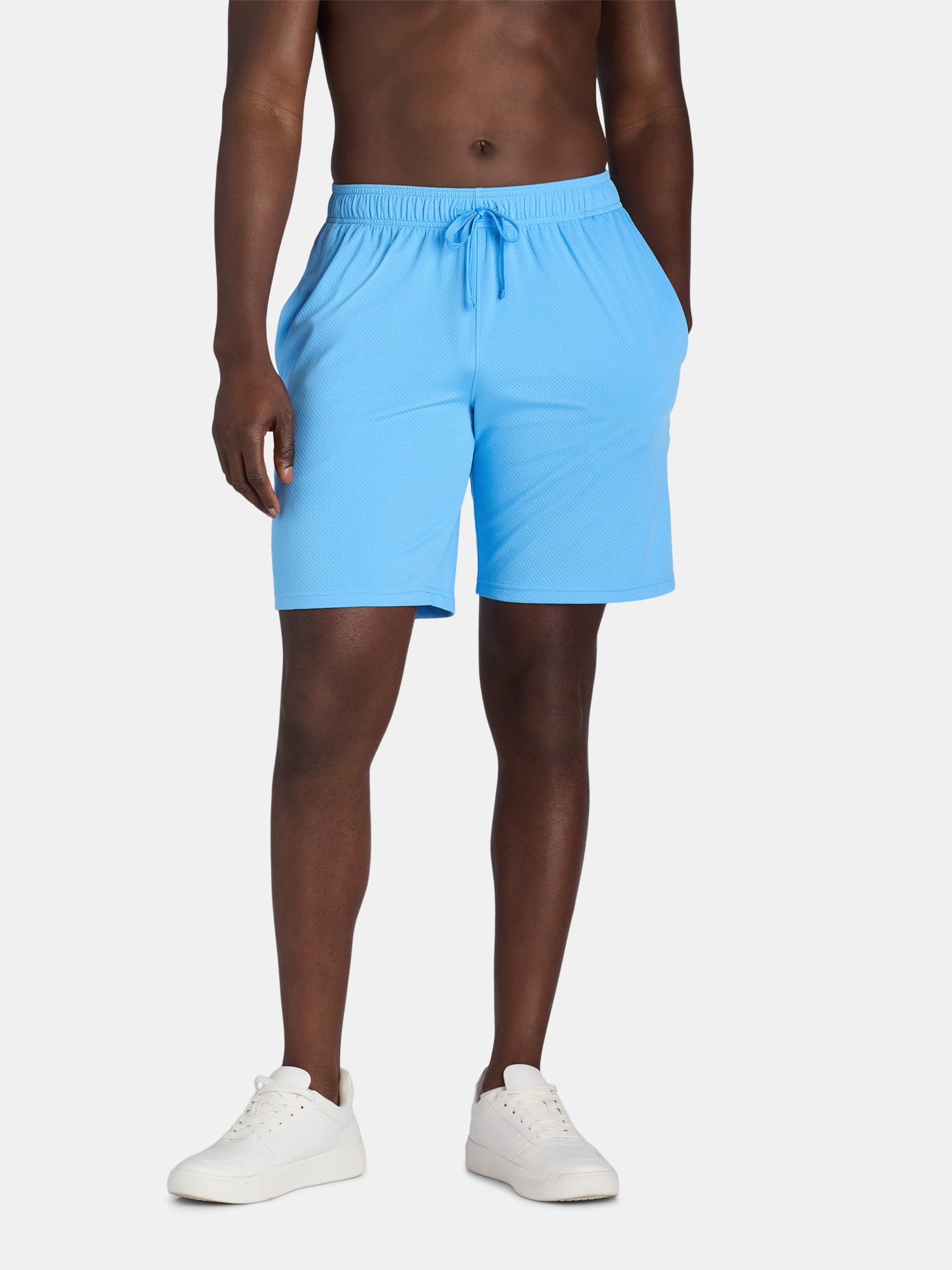 Athletic Works Men's and Big Men's Active Mesh Shorts, 9" Inseam, Sizes XS-5XL