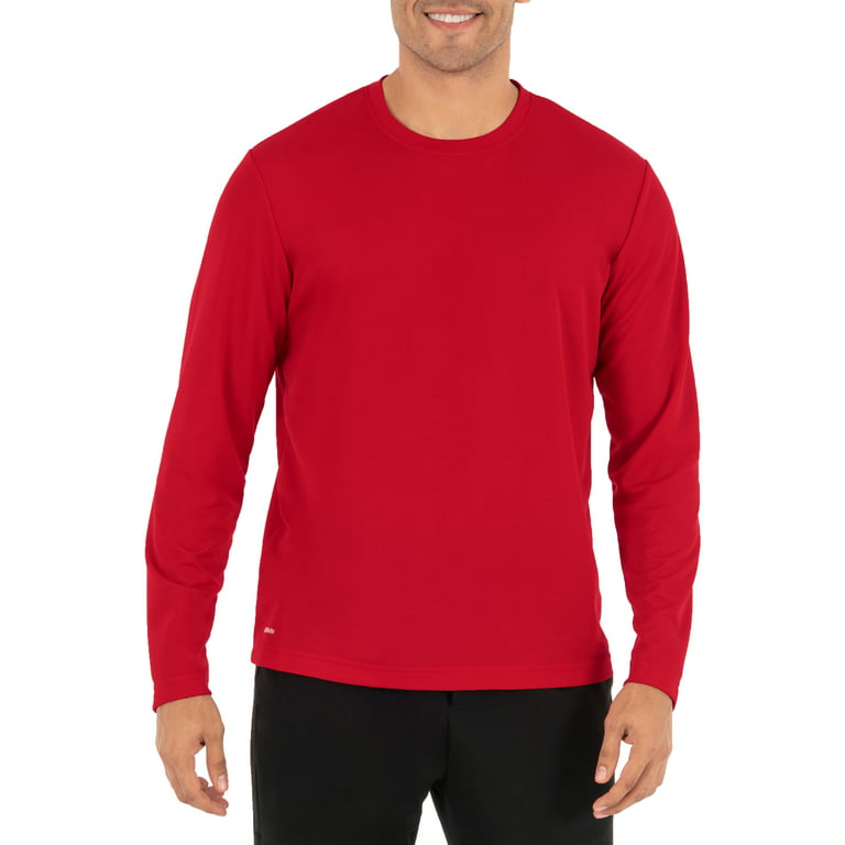 forbandelse klo overraskende Athletic Works Men's and Big Men's Active Quick Dry Core Performance Long  Sleeve T-Shirt, up to Size 5XL - Walmart.com