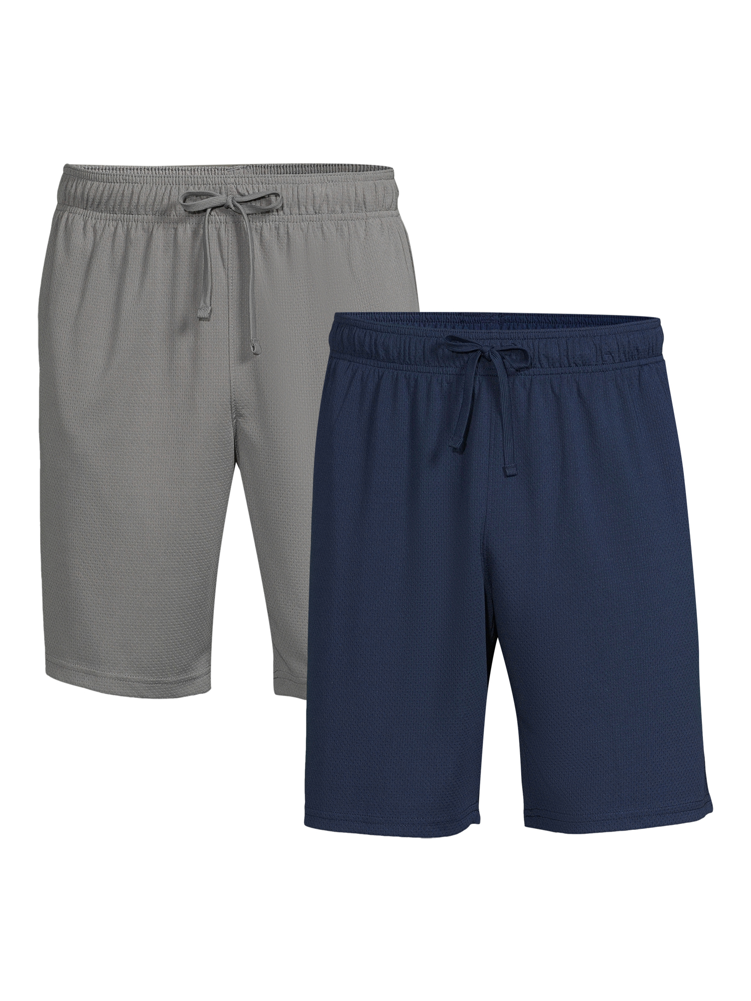 Athletic Works Men s and Big Men s Mesh Gym Shorts Set 2 Pack Sizes S 3XL Walmart