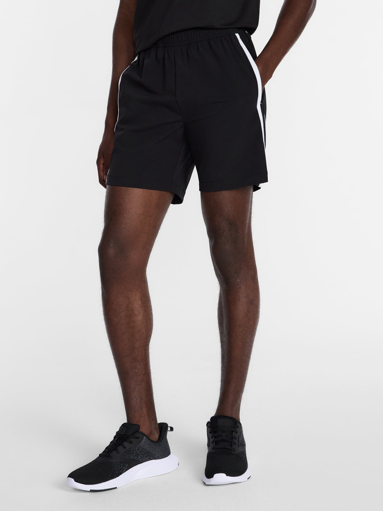 Athletic Works Men's and Big Men's Active Tennis Shorts, 7" Inseam, Sizes XS-3XL
