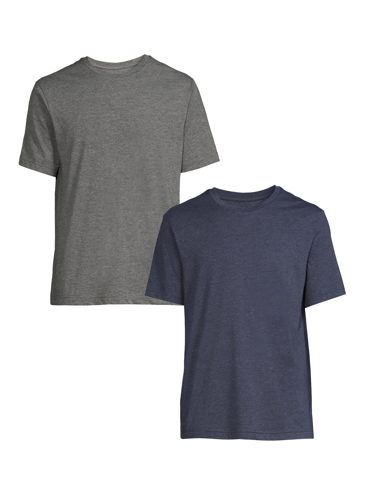 Athletic Works Men's and Big Men's Active Tri-Blend Tee, 2-Pack, Sizes up to 5XL - image 1 of 5
