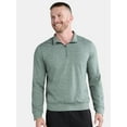thumbnail image 1 of Athletic Works Men's and Big Men's ButterCore Quarter-Zip Pullover, Sizes S-3XL, 1 of 5