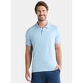 thumbnail image 1 of Athletic Works Men's and Big Men's ButterCore Polo Shirt, Sizes XS-5XL, 1 of 5