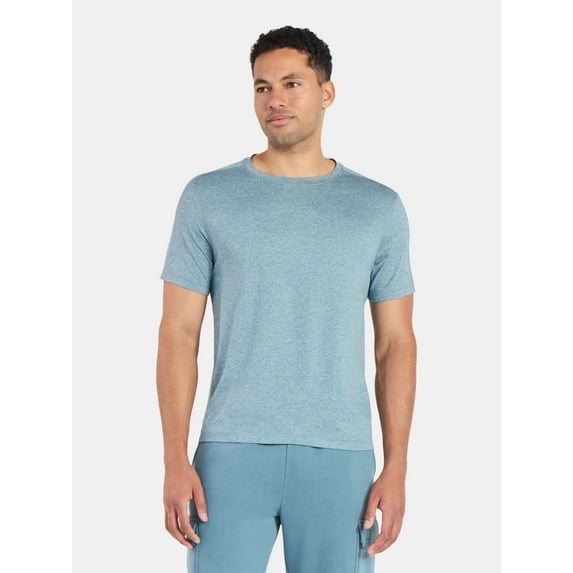 Athletic Works Men's and Big & Tall Men's Soft ButterCore Tee with Short Sleeves, Sizes S-5XL