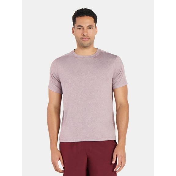 Athletic Works Men's and Big & Tall Men's Soft ButterCore Tee with Short Sleeves, Sizes S-5XL