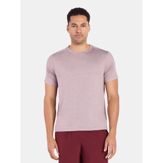 Athletic Works Men's and Big & Tall Men's Soft ButterCore Tee with Short Sleeves, Sizes S-5XL
