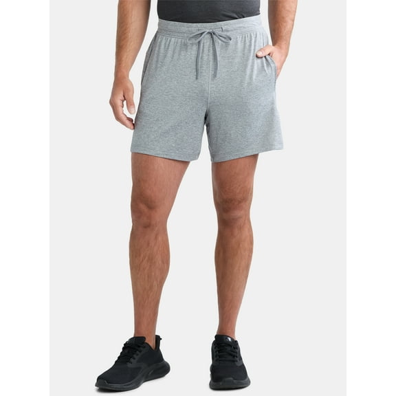 Athletic Works Men's and Big Men's Soft ButterCore Shorts, 6" & 8" Inseams, Sizes XS-5XL