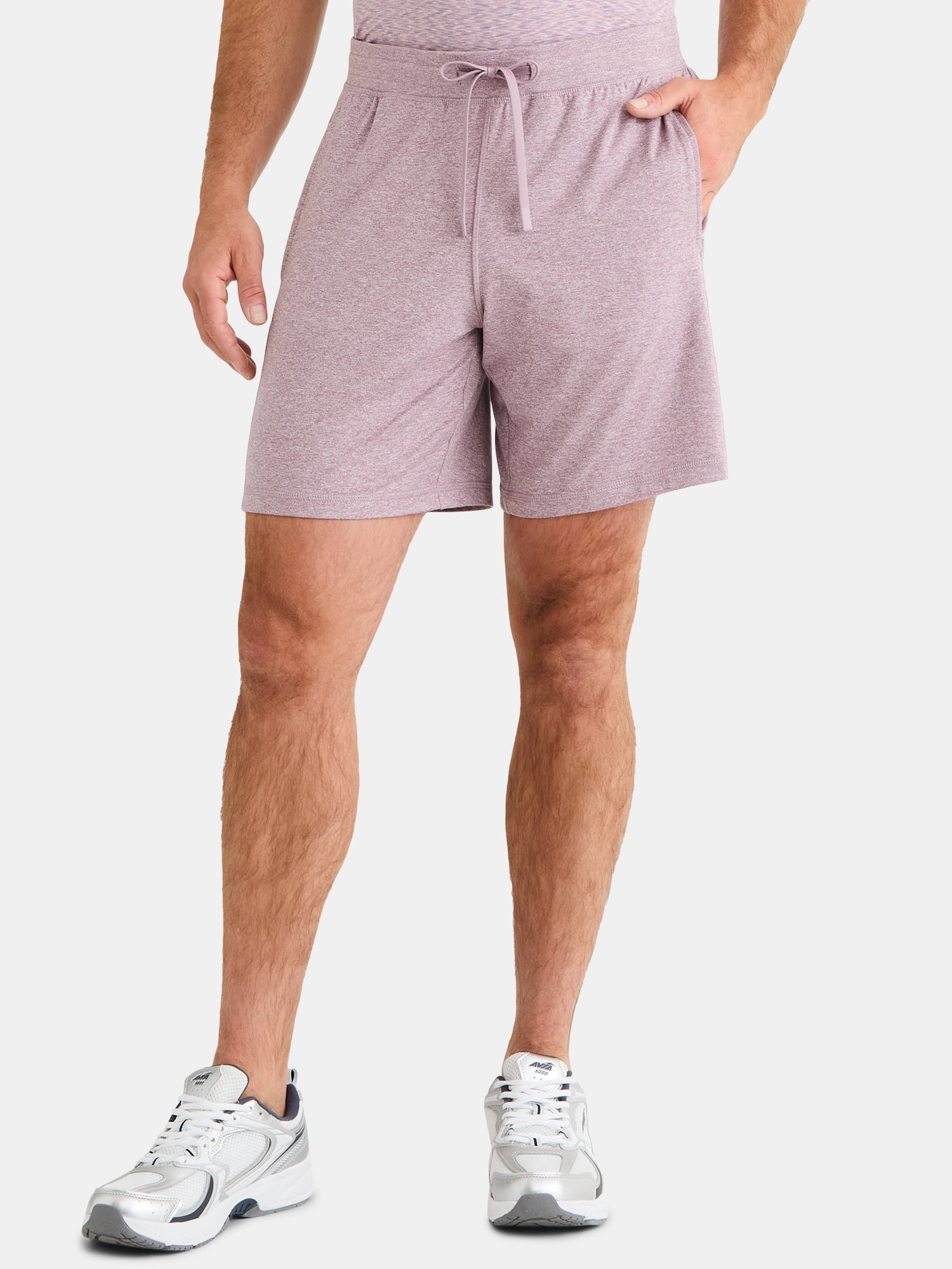 Athletic Works Men's and Big Men's Soft ButterCore Shorts, 6" & 8" Inseams, Sizes XS-5XL