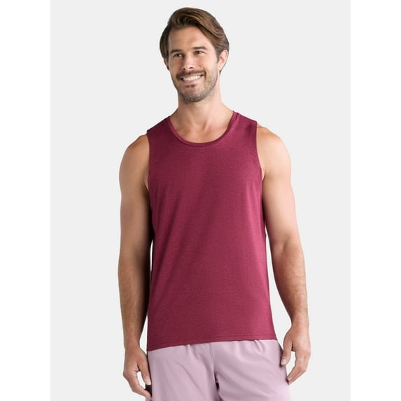 Athletic Works Men's and Big Men's ButterCore Tank Top, Sizes S-3XL