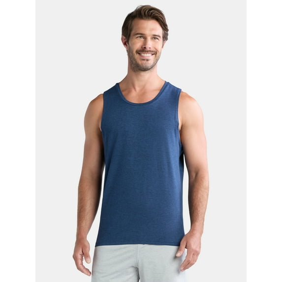 Athletic Works Men's and Big Men's ButterCore Tank Top, Sizes S-3XL