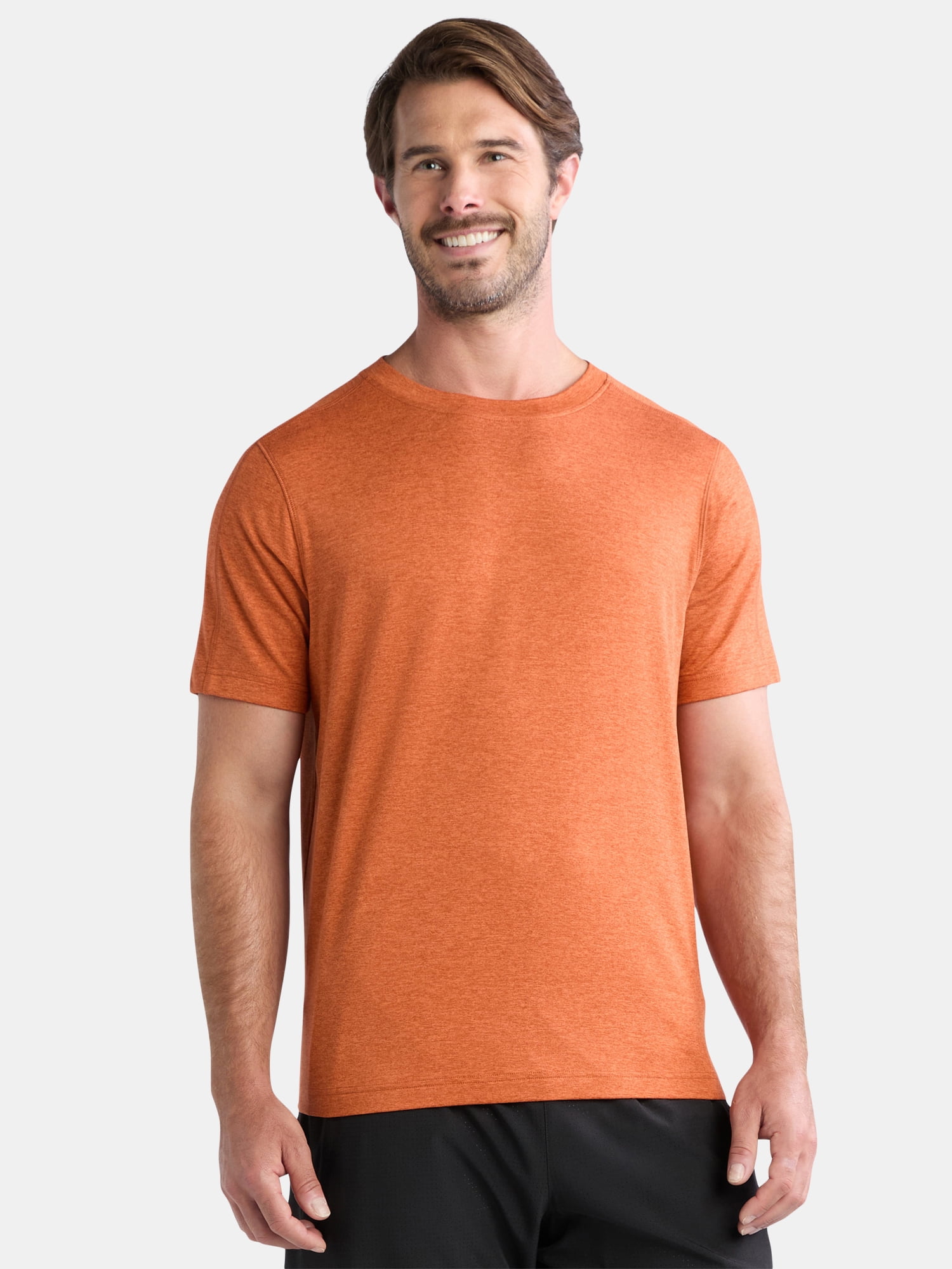 Athletic Works Men's and Big & Tall Men's Soft ButterCore Tee with Short Sleeves, Sizes S-5XL