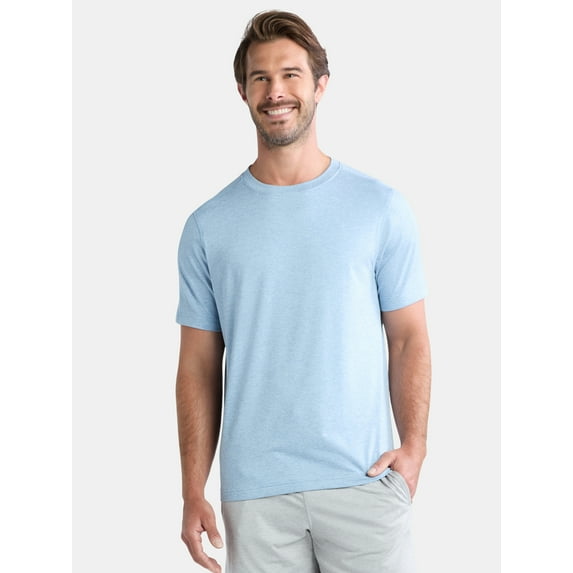 Athletic Works Men's and Big & Tall Men's Soft ButterCore Tee with Short Sleeves, Sizes S-5XL