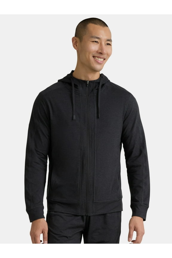Men's and Big Men's ButterCore Soft Full Zip Hoodie, Sizes S-3XL