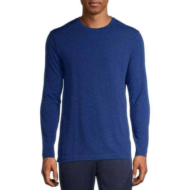 Athletic Works Men's and Big Men's Core Active Long Sleeve T-Shirt, up ...