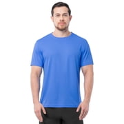 Athletic Works Men's and Big Men's Core Linear Mesh Active Short Sleeve Tee, Sizes S-3XL