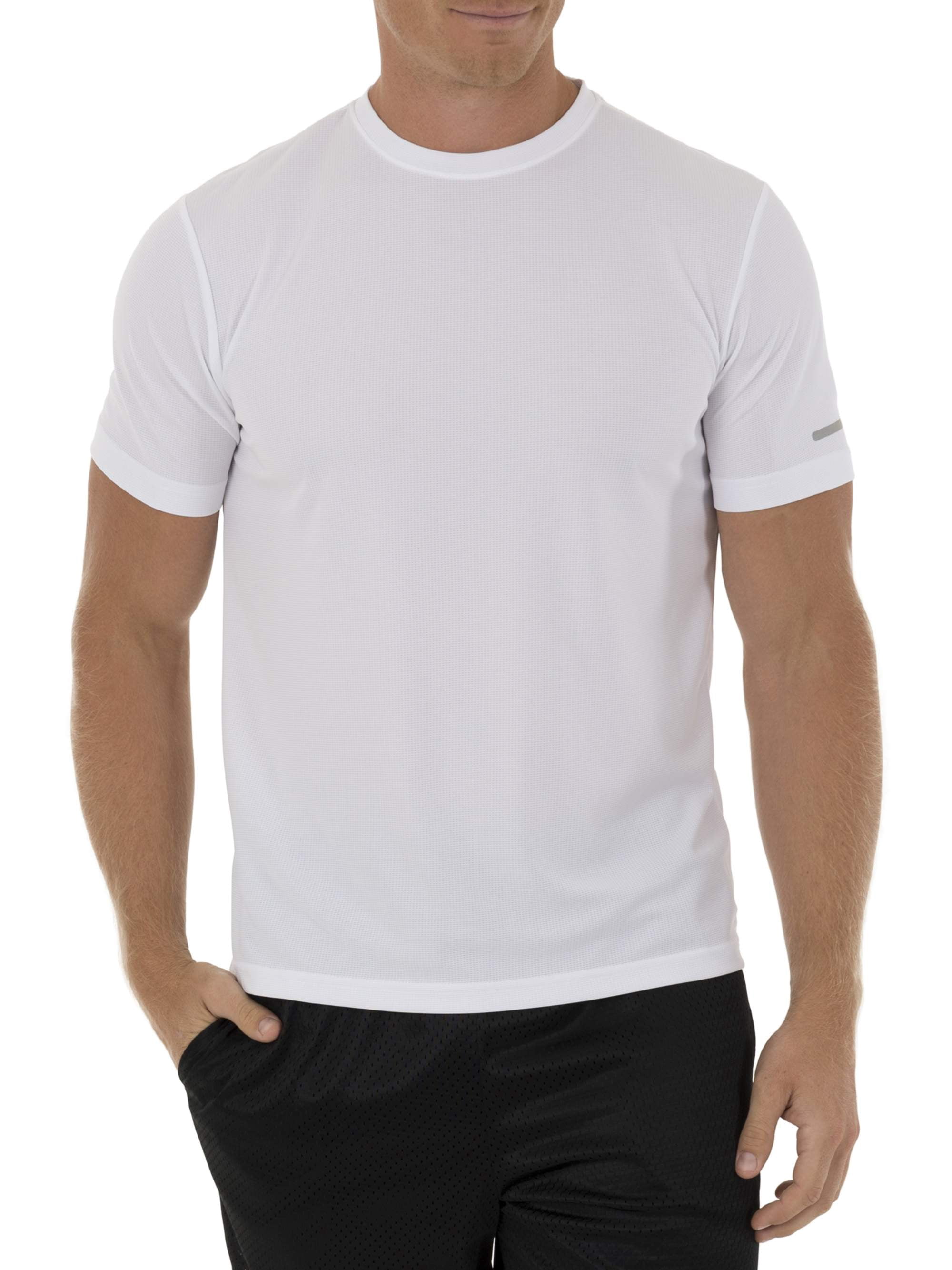 Athletic Works Men's and Big Men's Core Quick Dry Short Sleeve T-Shirt, up to Size 3XL
