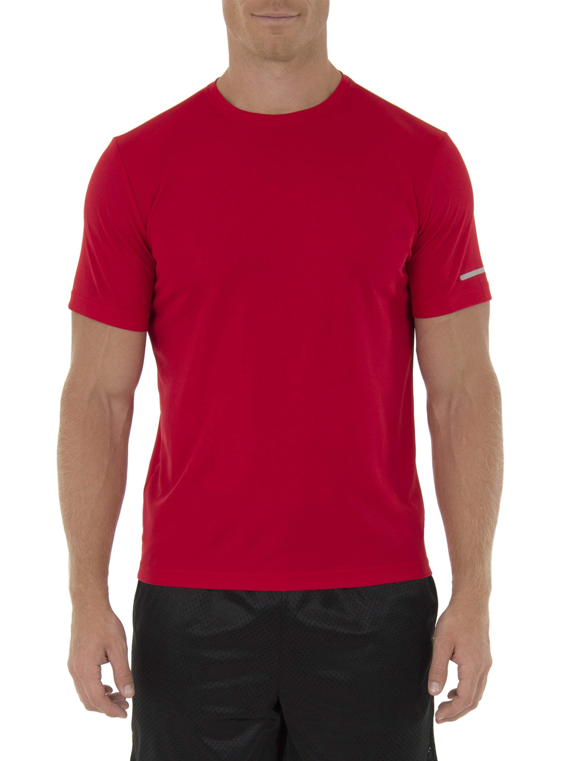 Athletic Works Men's and Big Men's Core Quick Dry Short Sleeve T-Shirt, up to Size 3XL