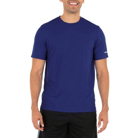 Athletic Works Men's and Big Men's Core Quick Dry Short Sleeve T-Shirt, up to Size 5XL