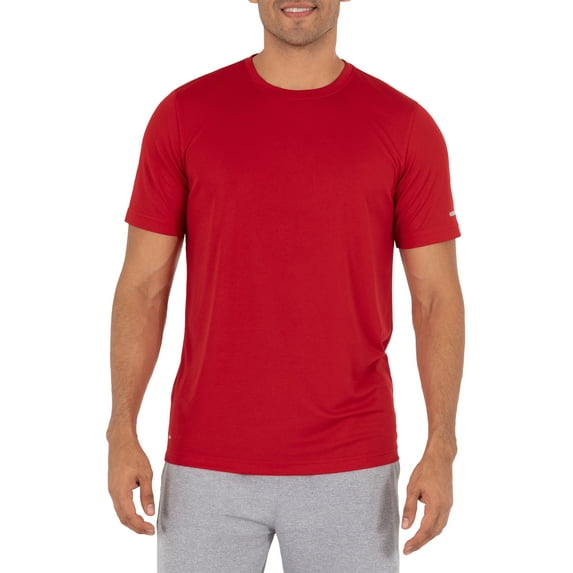 Athletic Works Men's and Big Men's Core Quick Dry Short Sleeve T-Shirt, up to Size 5XL
