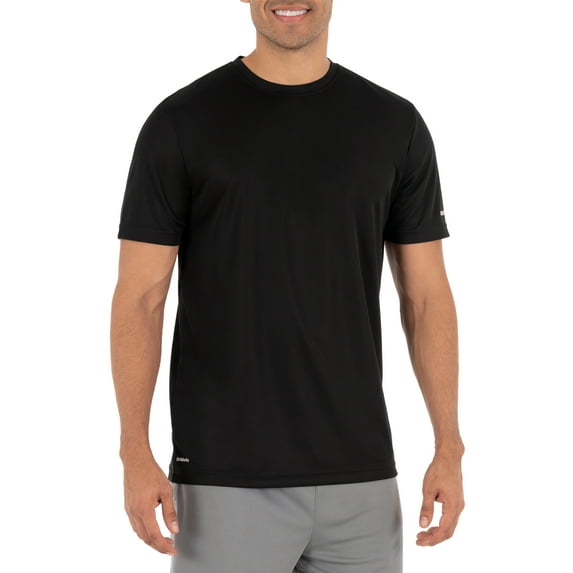 Athletic Works Men's and Big Men's Core Quick Dry Short Sleeve T-Shirt, up to Size 5XL