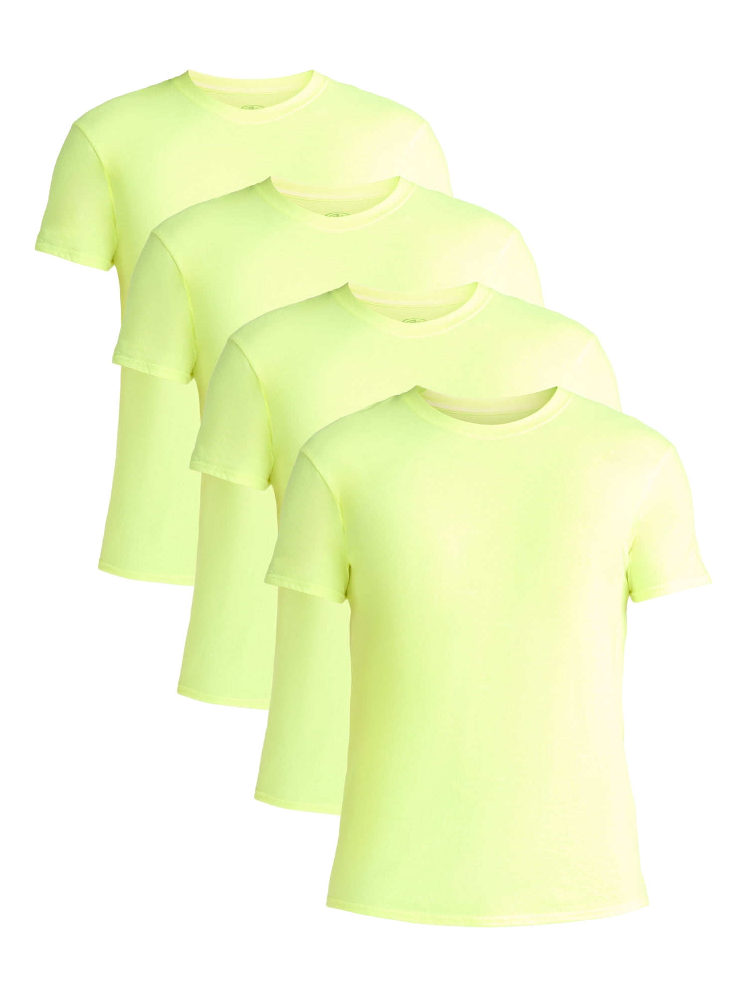 Athletic Works Men's and Big Men's Cotton Active Tee, 4-Pack, Sizes XS-5XL
