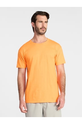 Men's and Big Men's Cotton Active Tee with Short Sleeves, Sizes XS-4XLT