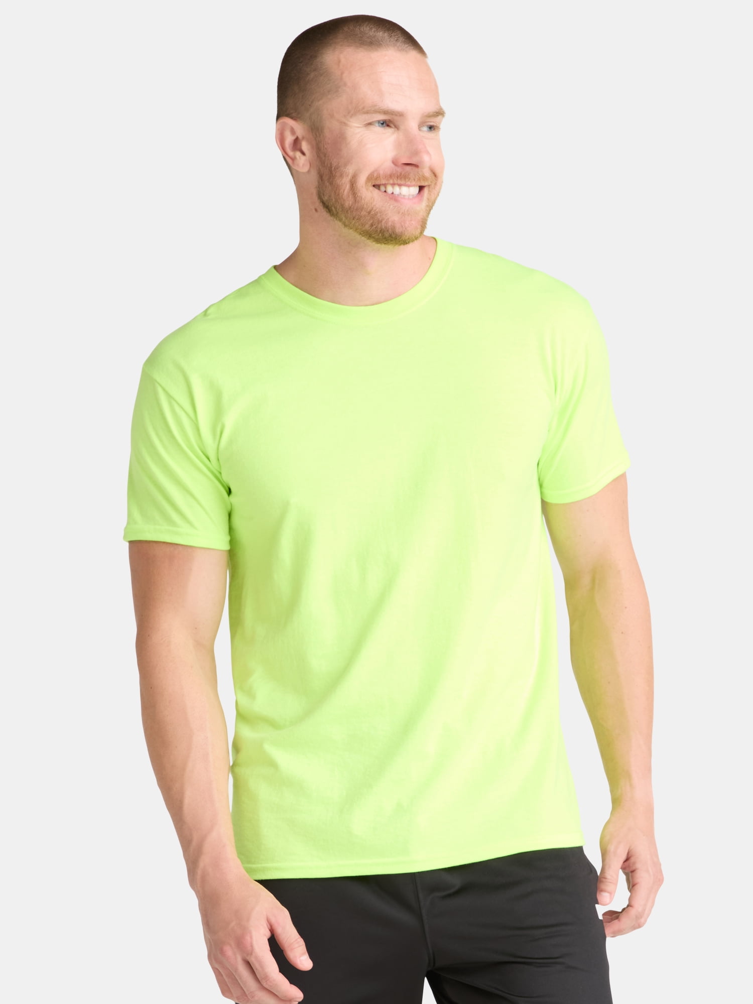 Athletic Works Men's and Big Men's Cotton Active Tee, Sizes XS-5XL and Tall Sizes