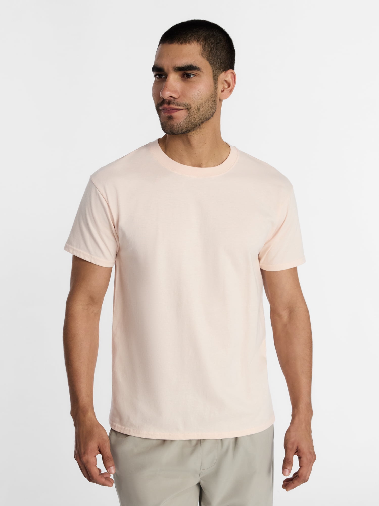 Athletic Works Men's and Big Men's Cotton Active Tee with Short Sleeves, Sizes XS-4XLT