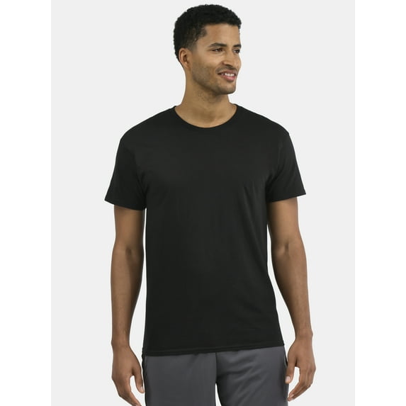 Athletic Works Men's and Big Men's Cotton Active Tee, Sizes XS-5XL and Tall Sizes
