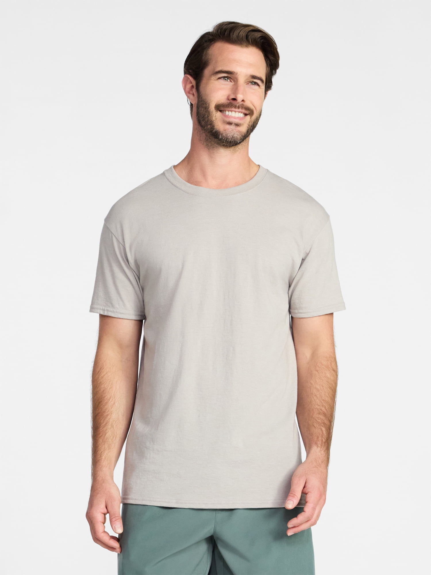Athletic Works Men's and Big Men's Cotton Active Tee with Short Sleeves, Sizes XS-4XLT