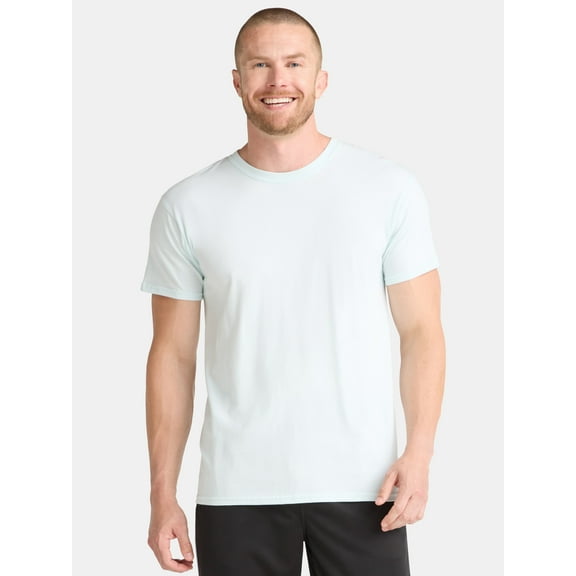 Athletic Works Men's and Big Men's Cotton Active Tee, Sizes XS-5XL and Tall Sizes