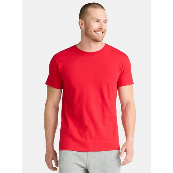 Athletic Works Men's and Big Men's Cotton Active Tee, Sizes XS-5XL and Tall Sizes