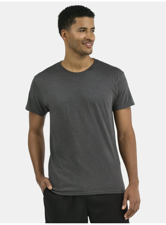 Men's and Big Men's Cotton Active Tee, Sizes XS-5XL and Tall Sizes