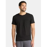 Athletic Works Men's and Big Men's Cotton Pocket Tee, Sizes XS-5XL and Tall Sizes
