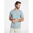 thumbnail image 1 of Athletic Works Men's and Big Men's Cotton Pocket Tee, Sizes XS-5XL and Tall Sizes, 1 of 5