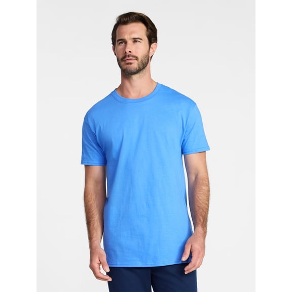 Athletic Works Men's and Big Men's Cotton Active Tee with Short Sleeves, Sizes XS-5XLT