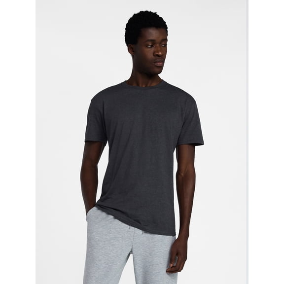 Athletic Works Men's and Big Men's Cotton Active Tee with Short Sleeves, Sizes XS-4XLT