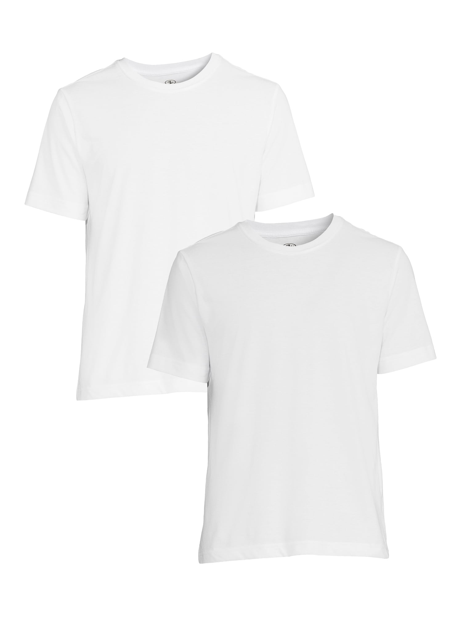 Athletic Works Men's and Big Men's Crew Neck Tee, 2Pack, Sizes S4XL