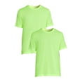 Athletic Works Men's and Big Men's Crew Neck Tee, 2Pack, Sizes S4XL