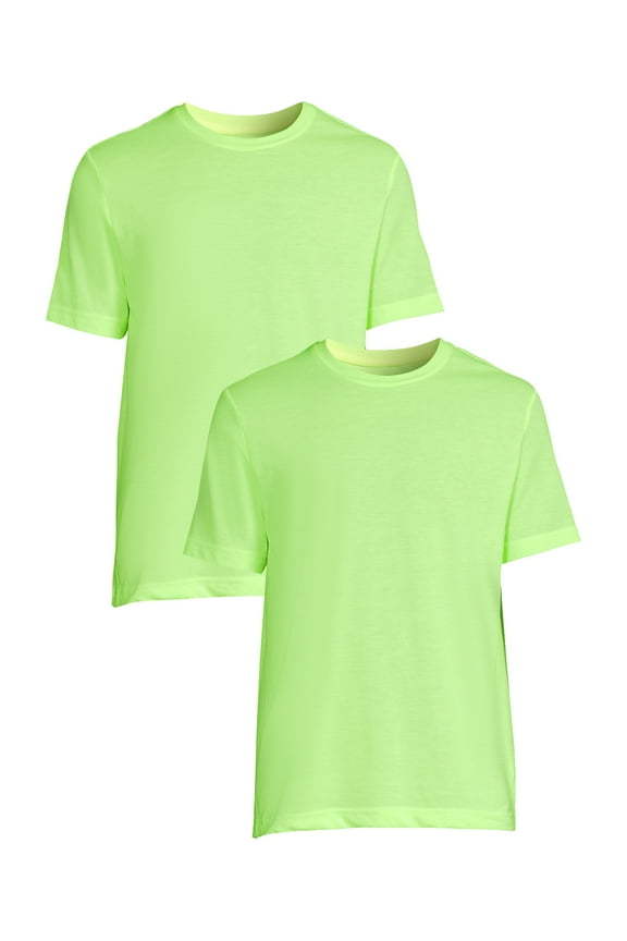 Men's and Big Men's Crew Neck Tee, 2-Pack, Sizes S-4XL